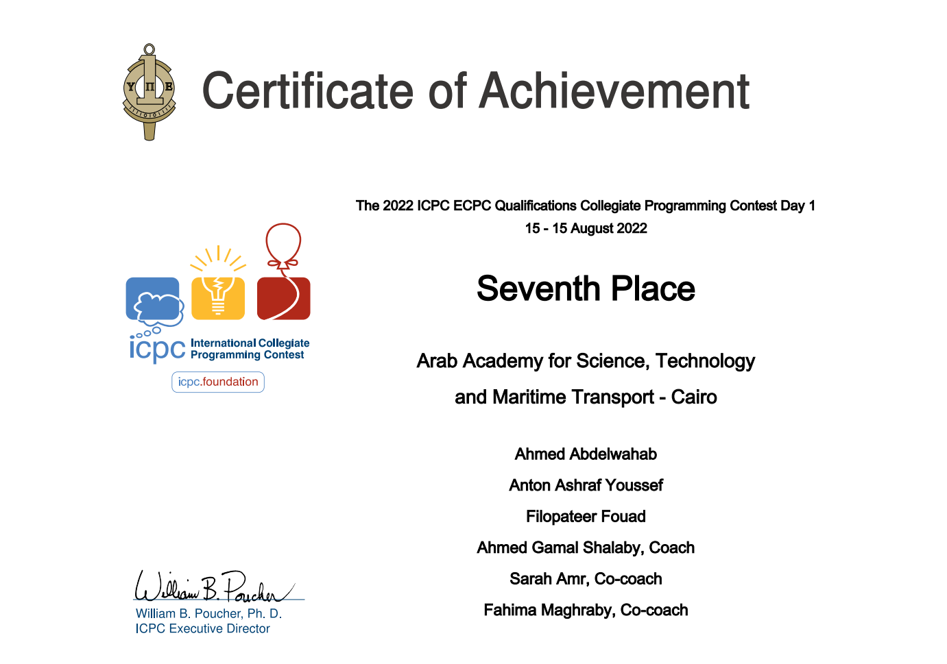 Achievement photo